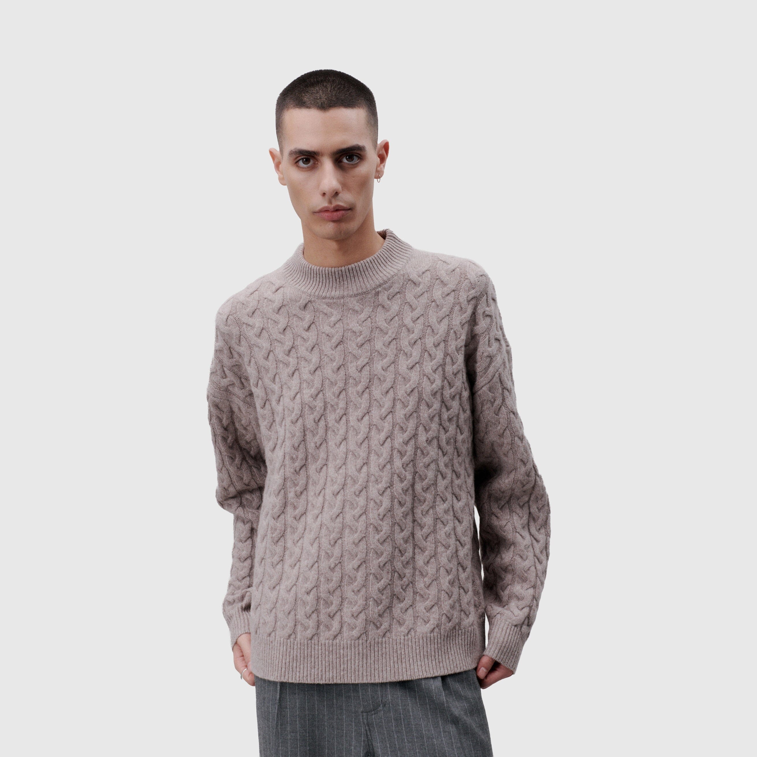 Libertine-Libertine Topanga Cable Knit - Sand Knitwear Libertine-Libertine 