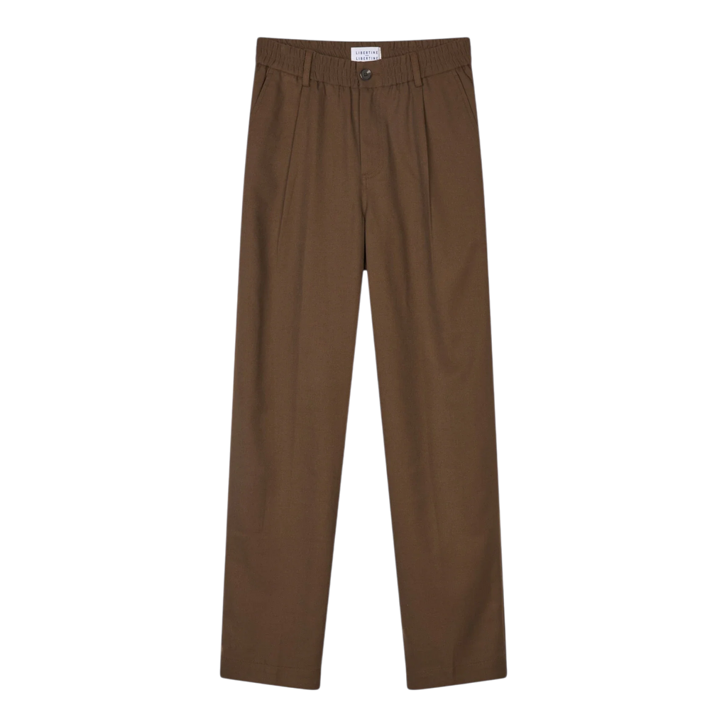 Libertine-Libertine Twill Agency Pants Chocolate Brown main product image