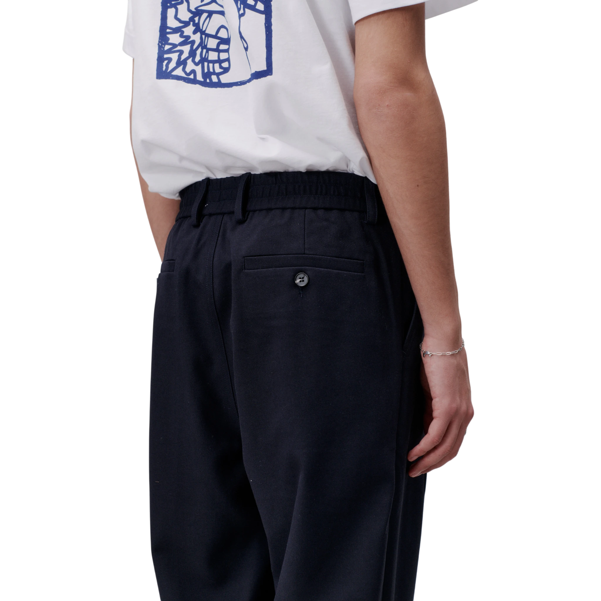 Libertine-Libertine Twill Agency Pants - Navy Pants Libertine-Libertine 