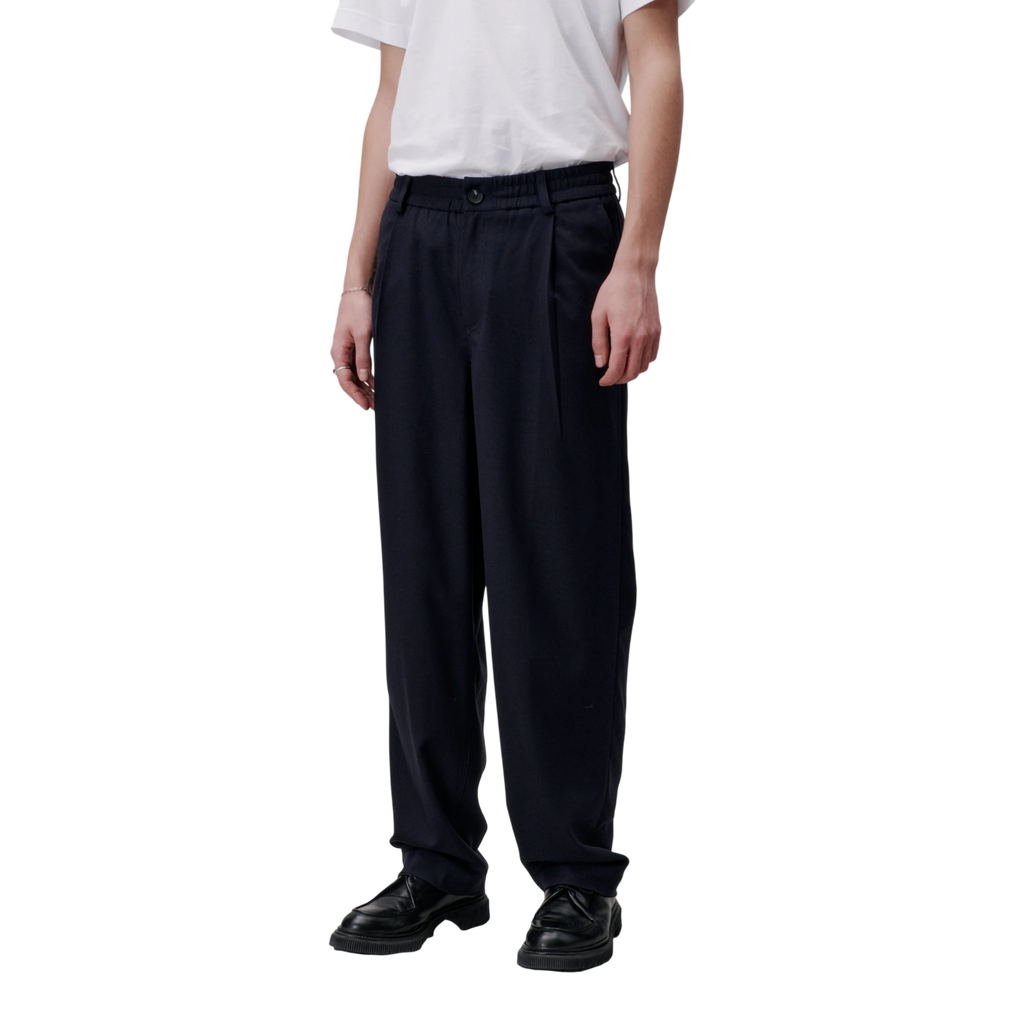 Libertine-Libertine Twill Agency Pants - Navy Pants Libertine-Libertine 