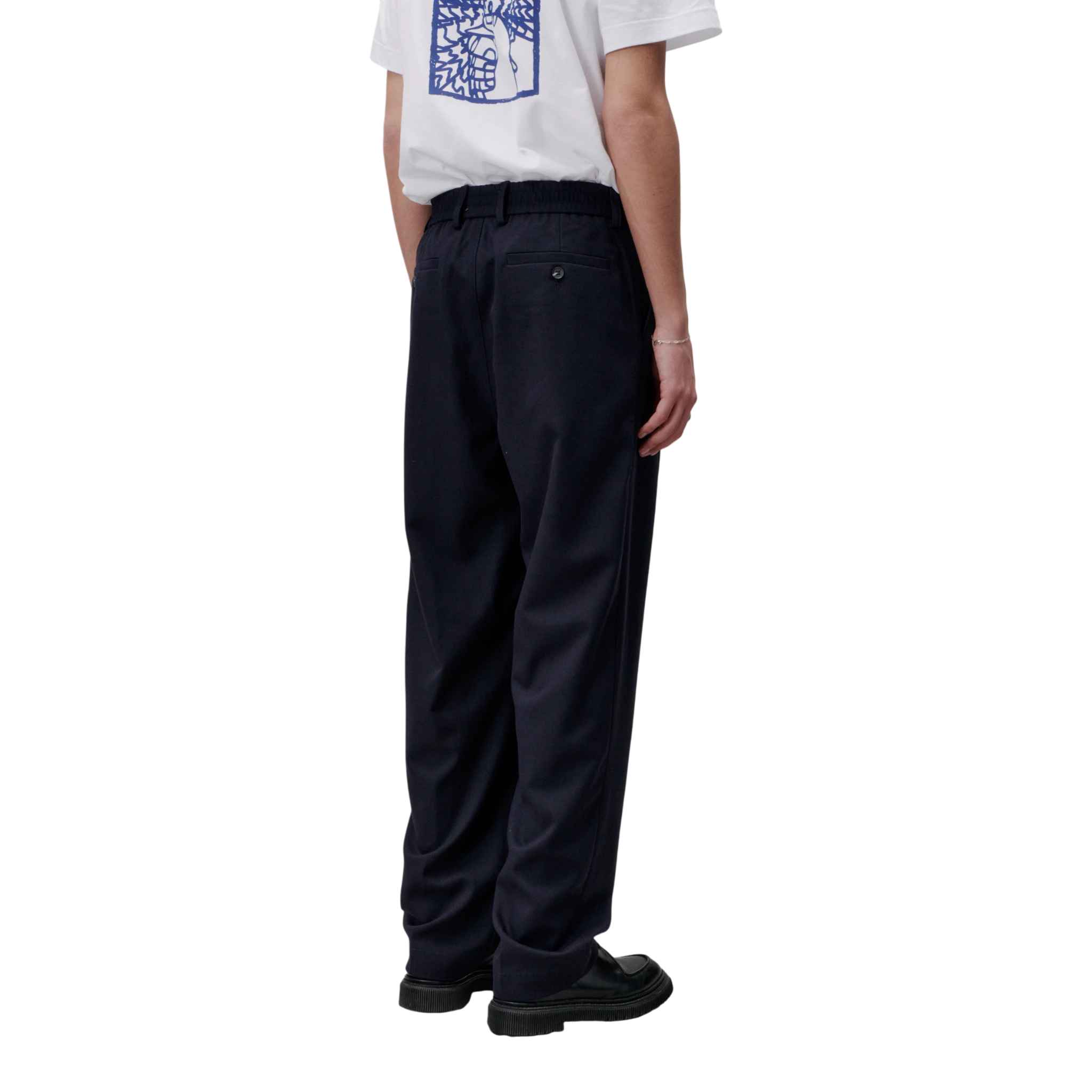 Libertine-Libertine Twill Agency Pants - Navy Pants Libertine-Libertine 