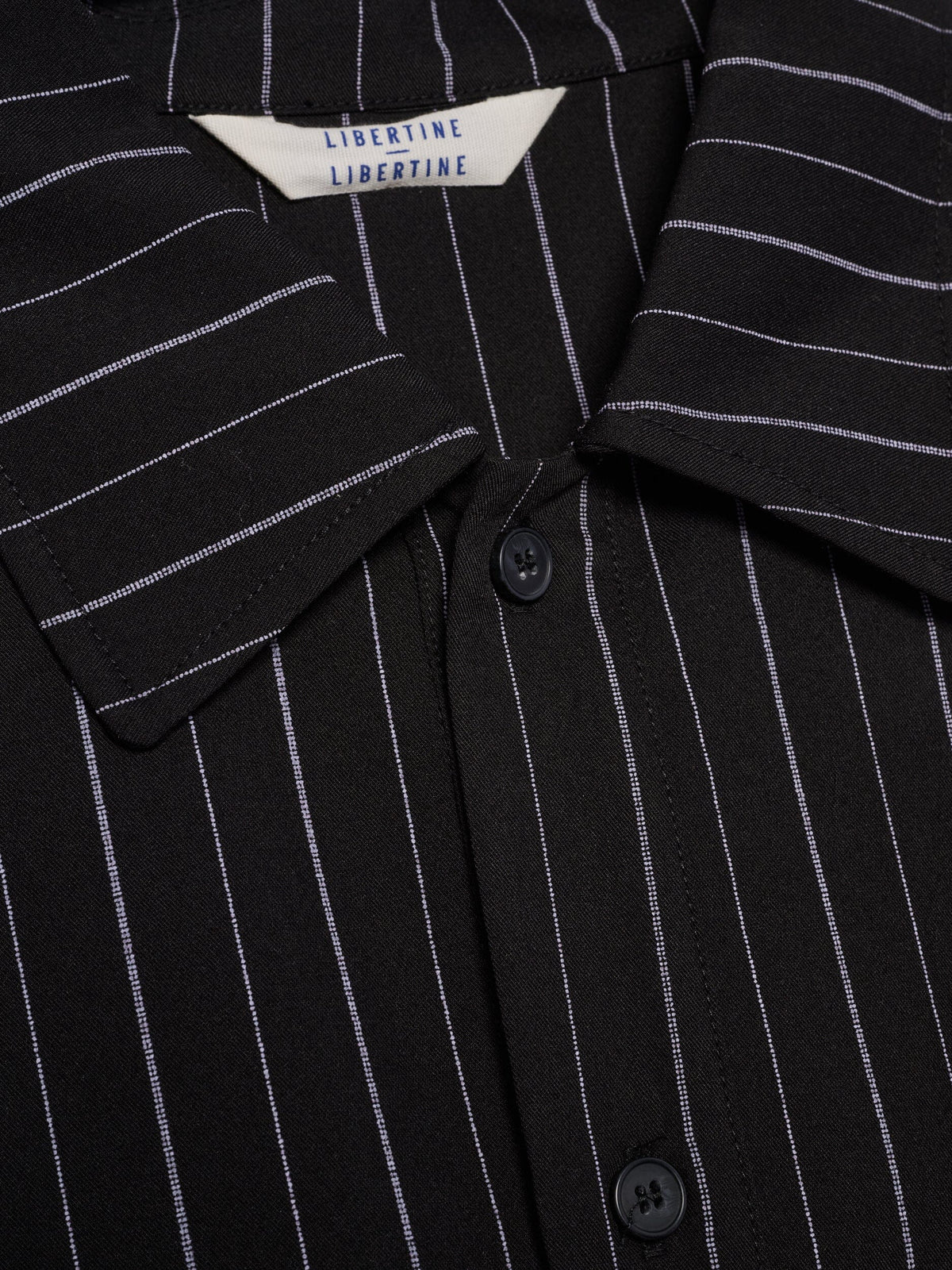 Libertine-Libertine - Venom 3706 Shirt - Black Pin Skjorte Libertine-Libertine 