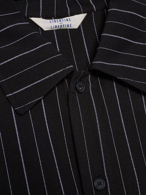 Libertine-Libertine - Venom 3706 Shirt - Black Pin Skjorte Libertine-Libertine 