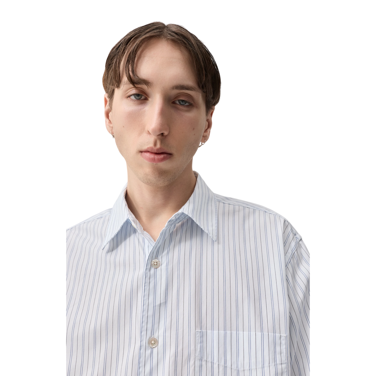 Livid - Apt Shirt - Blue Pencil Pop Skjorte Livid 