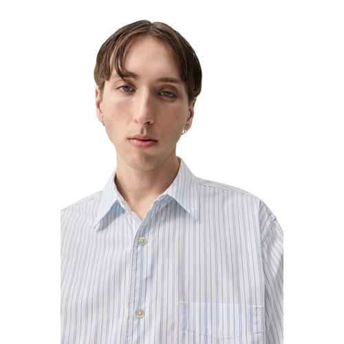 Livid - Apt Shirt - Blue Pencil Pop Skjorte Livid 