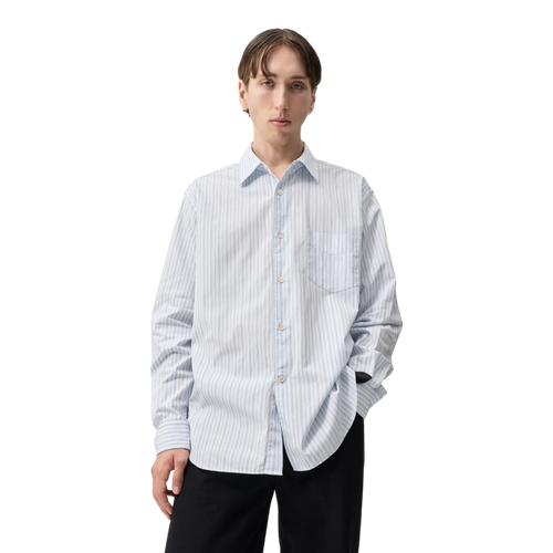 Livid - Apt Shirt - Blue Pencil Pop Skjorte Livid 