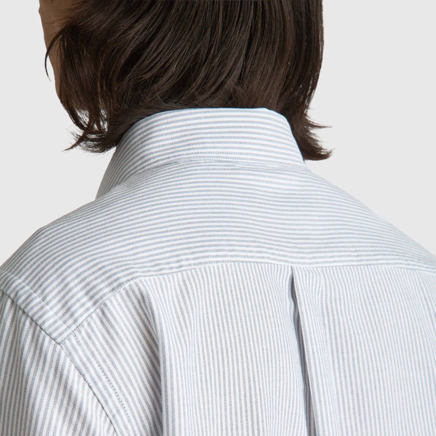 Livid Initial Shirt - Navy Pinstripe Shirt Livid 