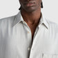 Livid Keen Shirt - Stone Noil Silk Shirt Livid 