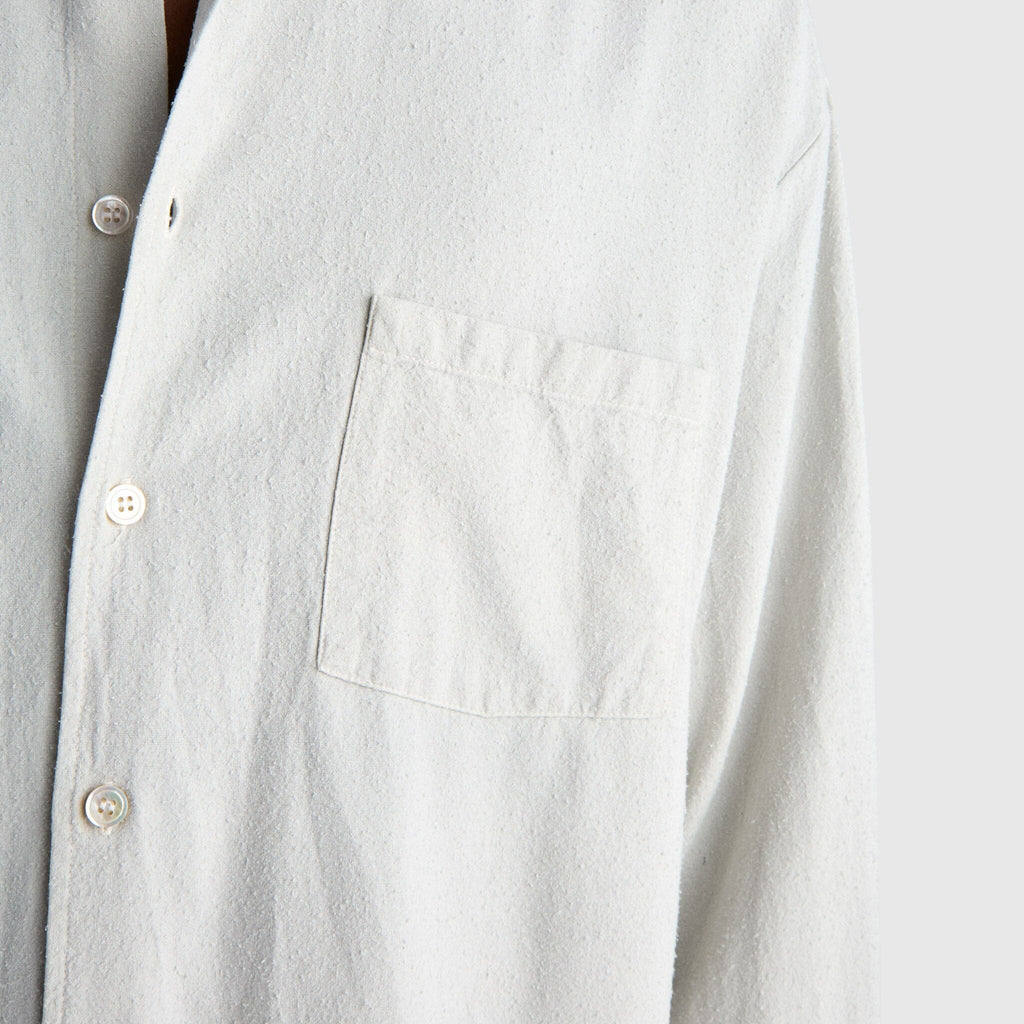 Livid Keen Shirt - Stone Noil Silk Shirt Livid 