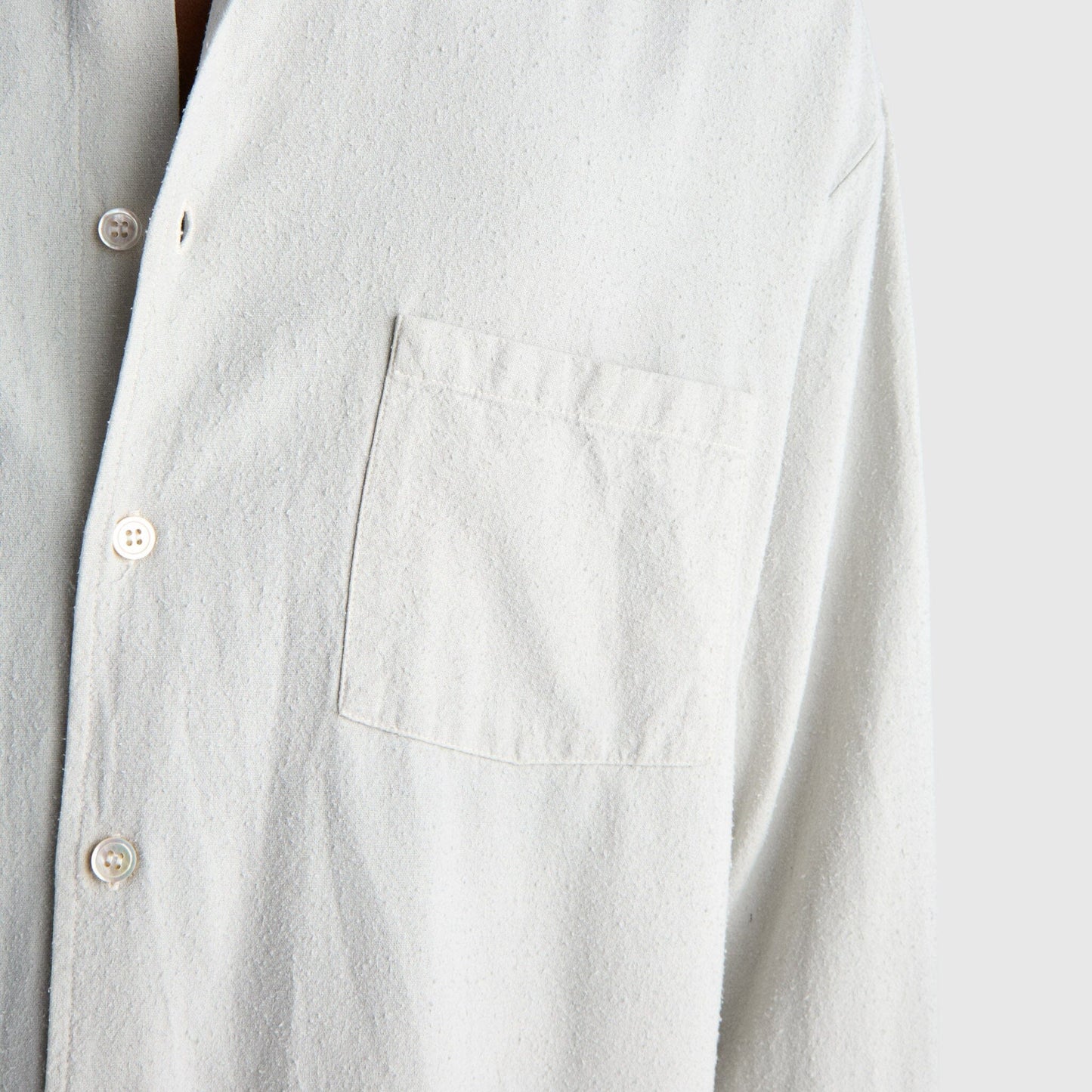 Livid Keen Shirt - Stone Noil Silk Shirt Livid 