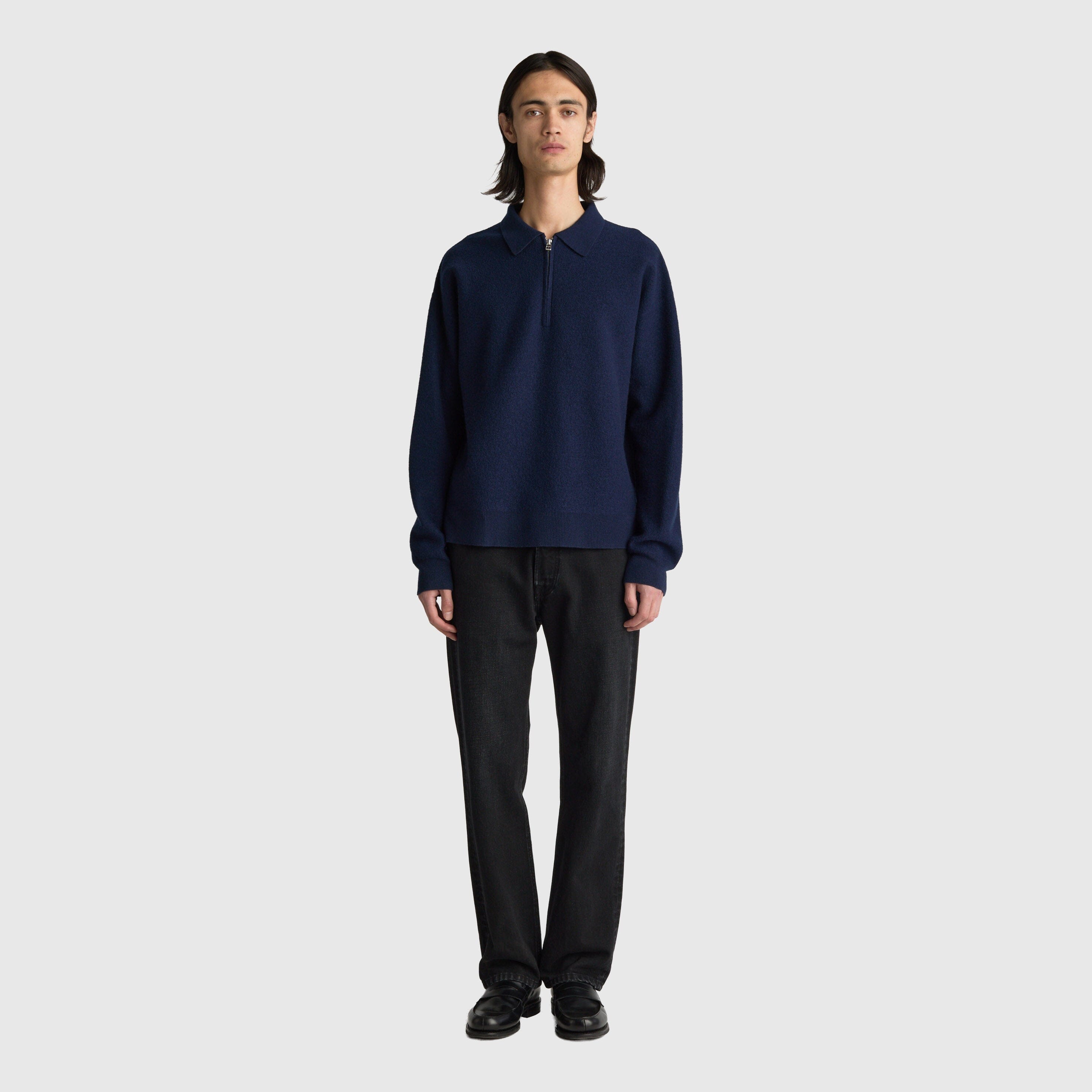 Livid Kevin Knitwear - Navy Knitwear Livid 