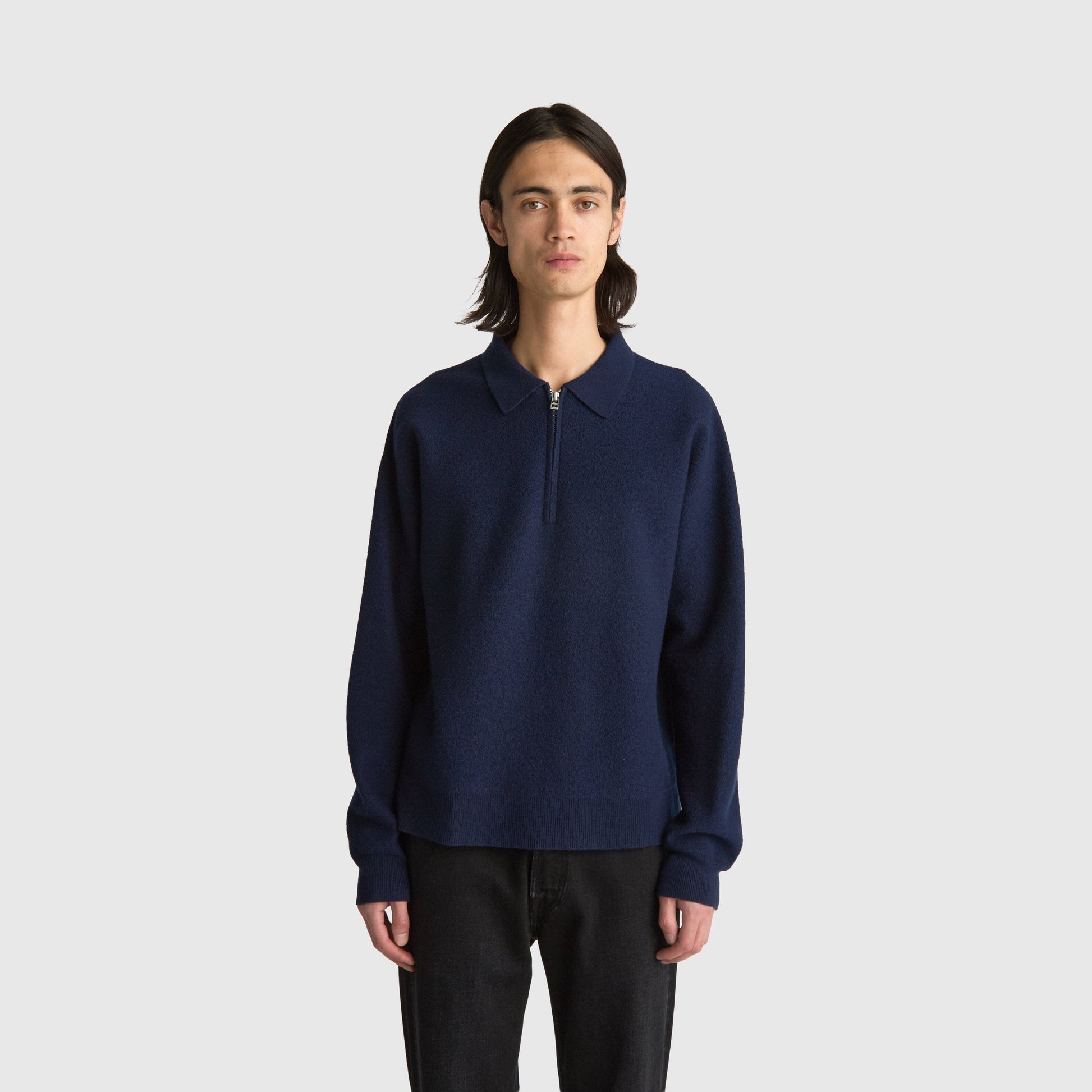 Livid Kevin Knitwear - Navy Knitwear Livid 