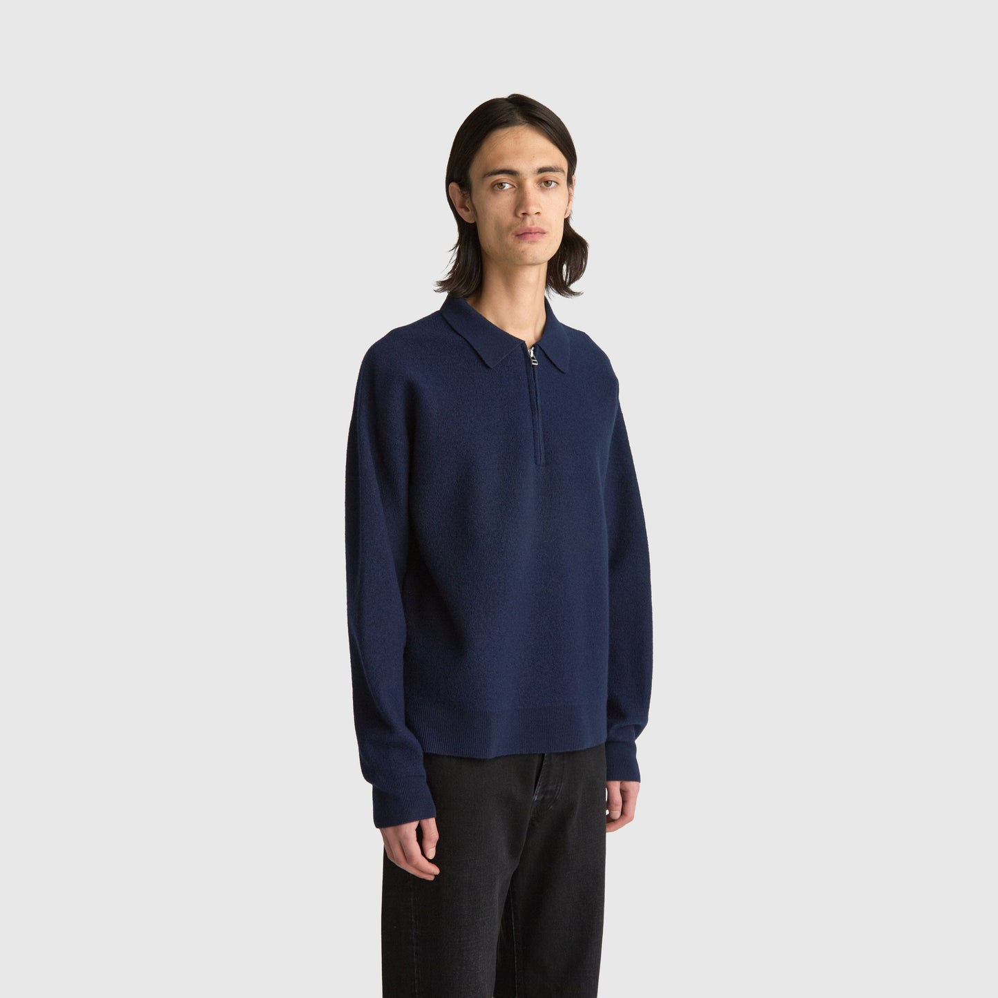 Livid Kevin Knitwear - Navy Knitwear Livid 