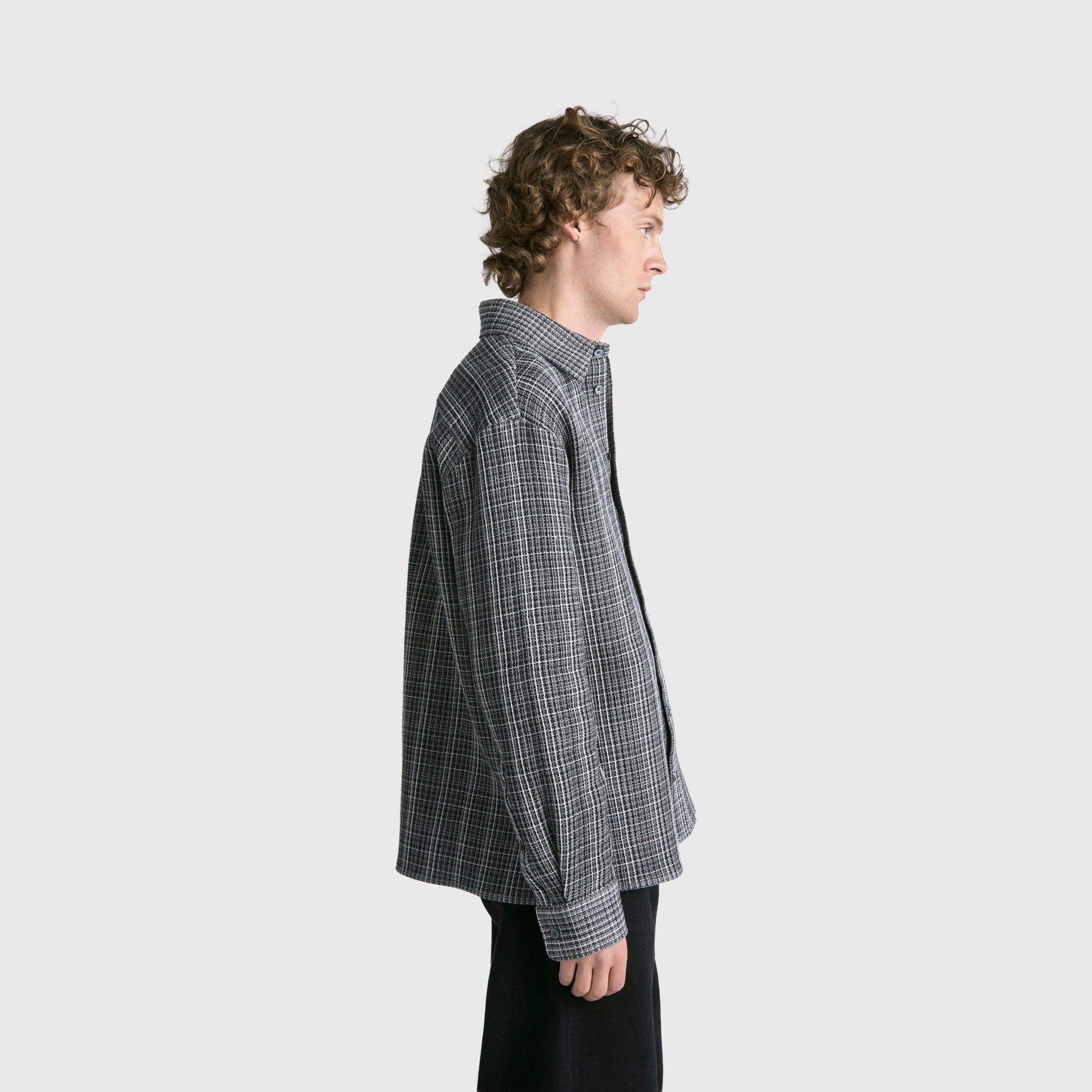 Livid Lefty Shirt - Black Lattice Shirt Livid 