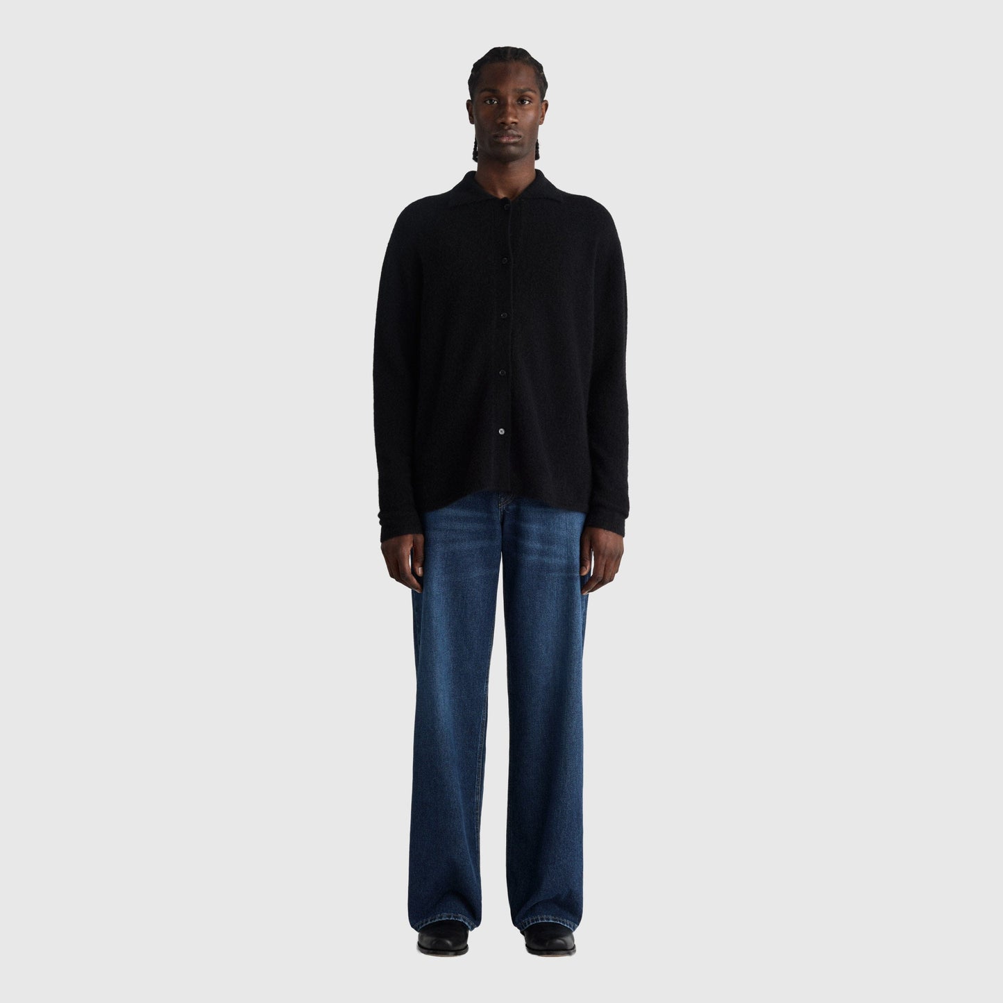 Livid Stack Knit - Black Knitwear Livid 