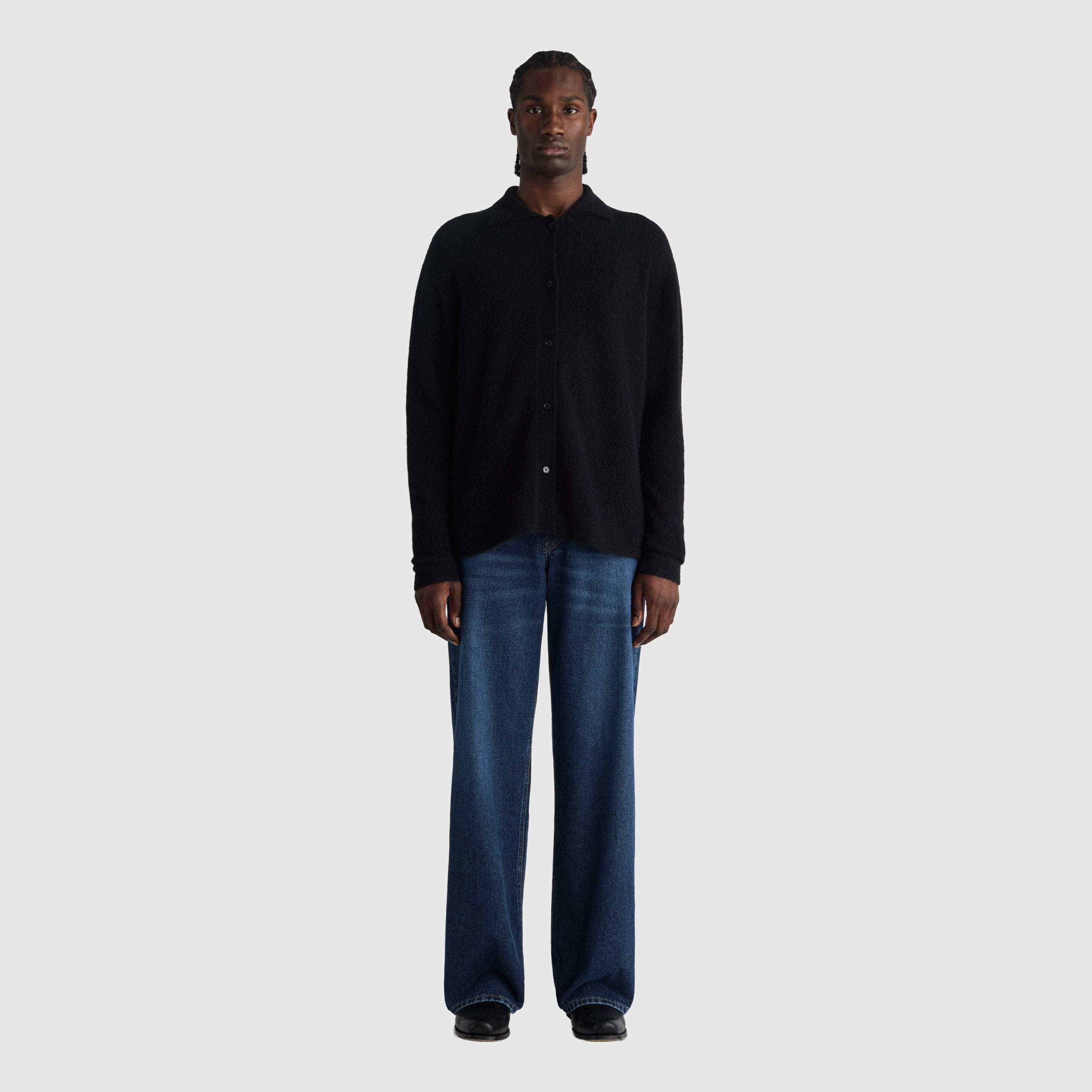 Livid Stack Knit - Black Knitwear Livid 