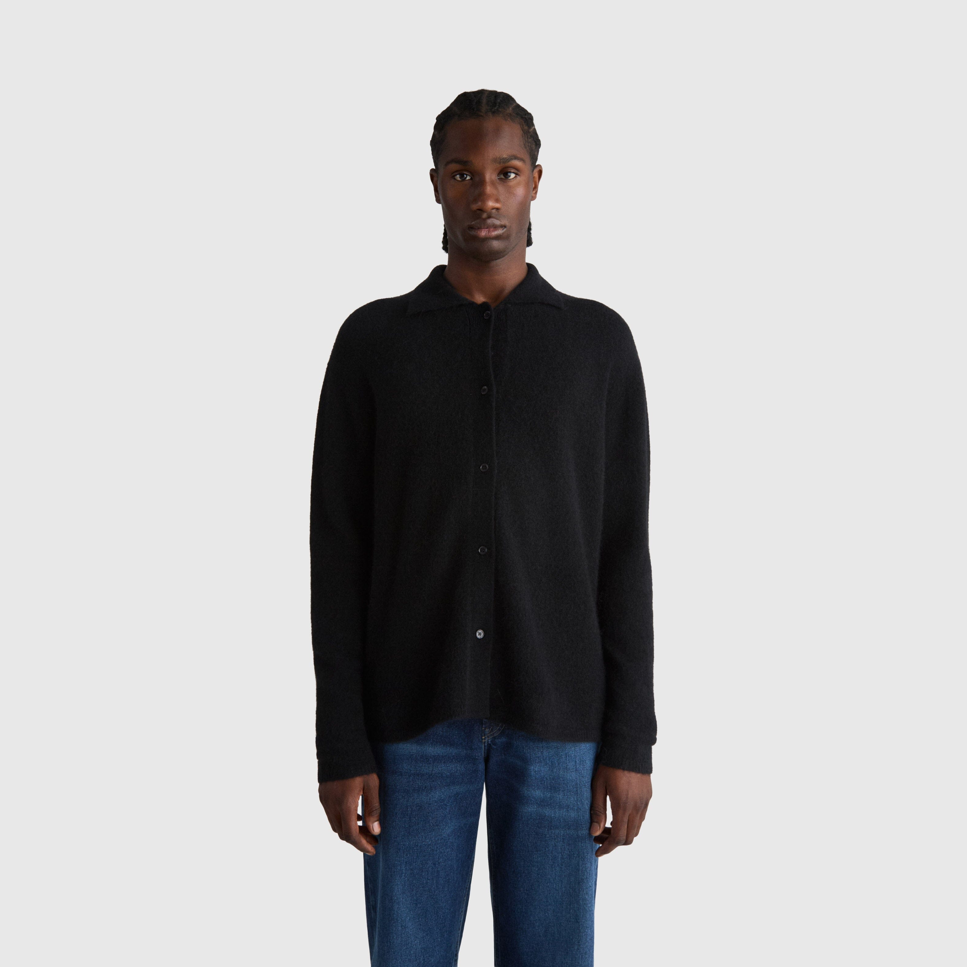 Livid Stack Knit - Black Knitwear Livid 