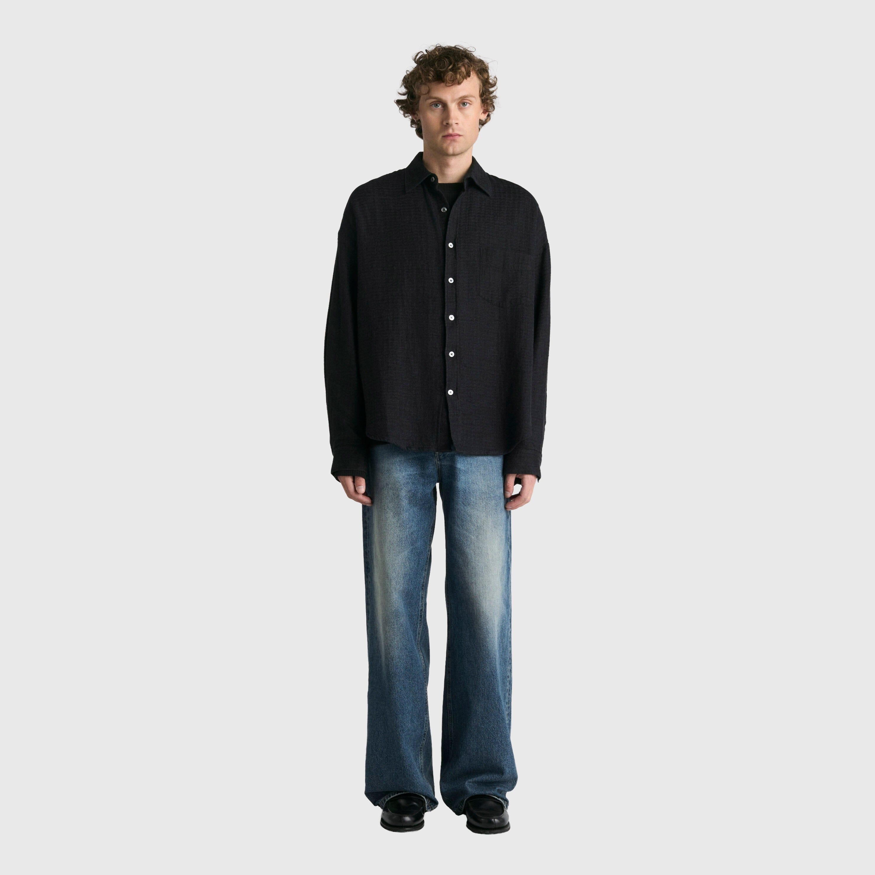 Livid Tim Shirt - Black Bonded Shirt Livid 