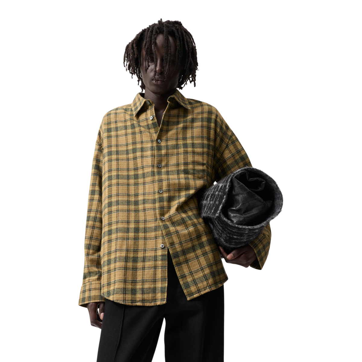 Livid - Utmost Shirt - Green Plaid Skjorte Livid 