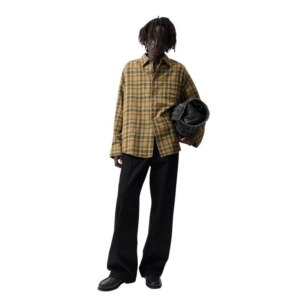 Livid - Utmost Shirt - Green Plaid Skjorte Livid 