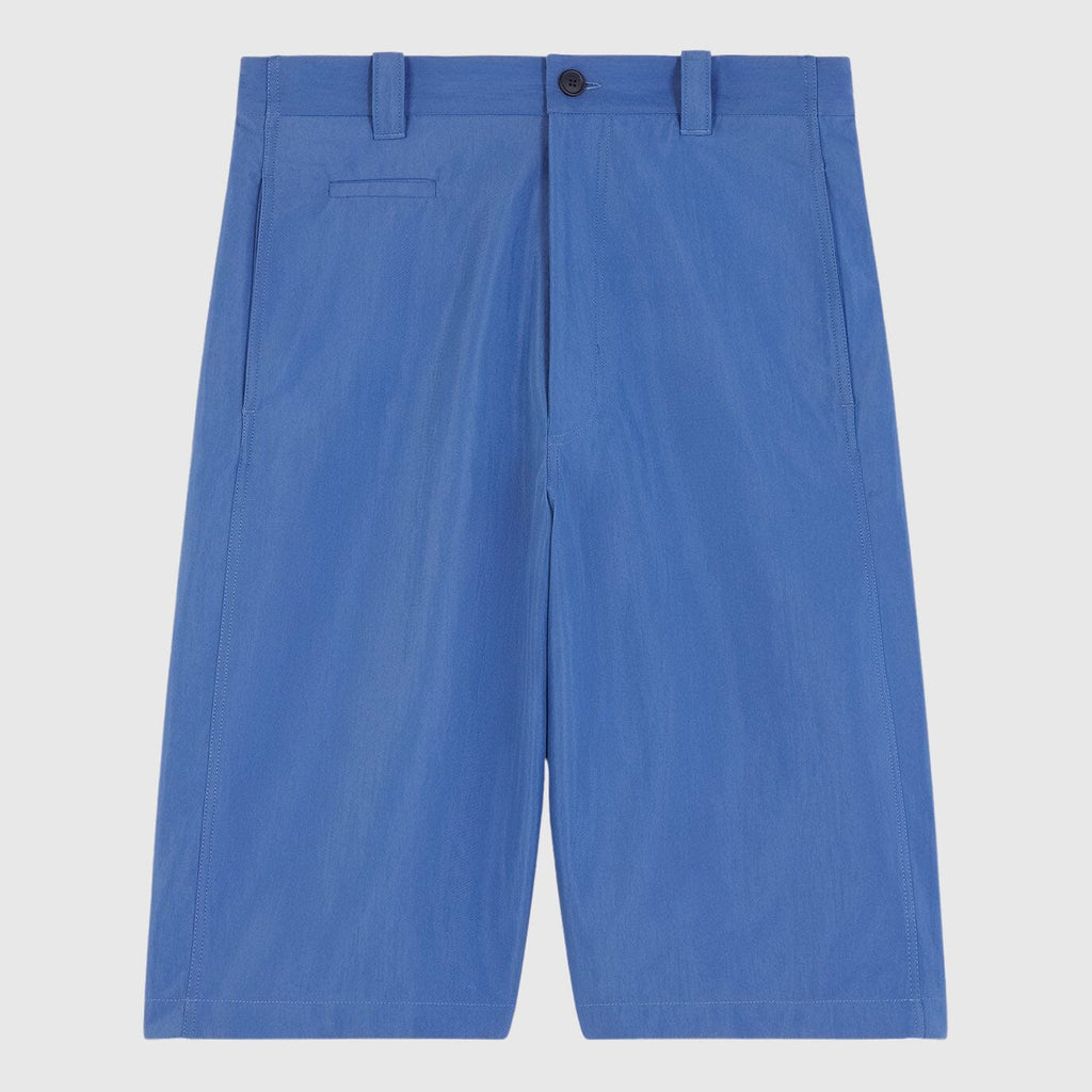 Maison Kitsuné Topstitch Bermuda Shorts - Storm Blue Shorts Maison Kitsuné 