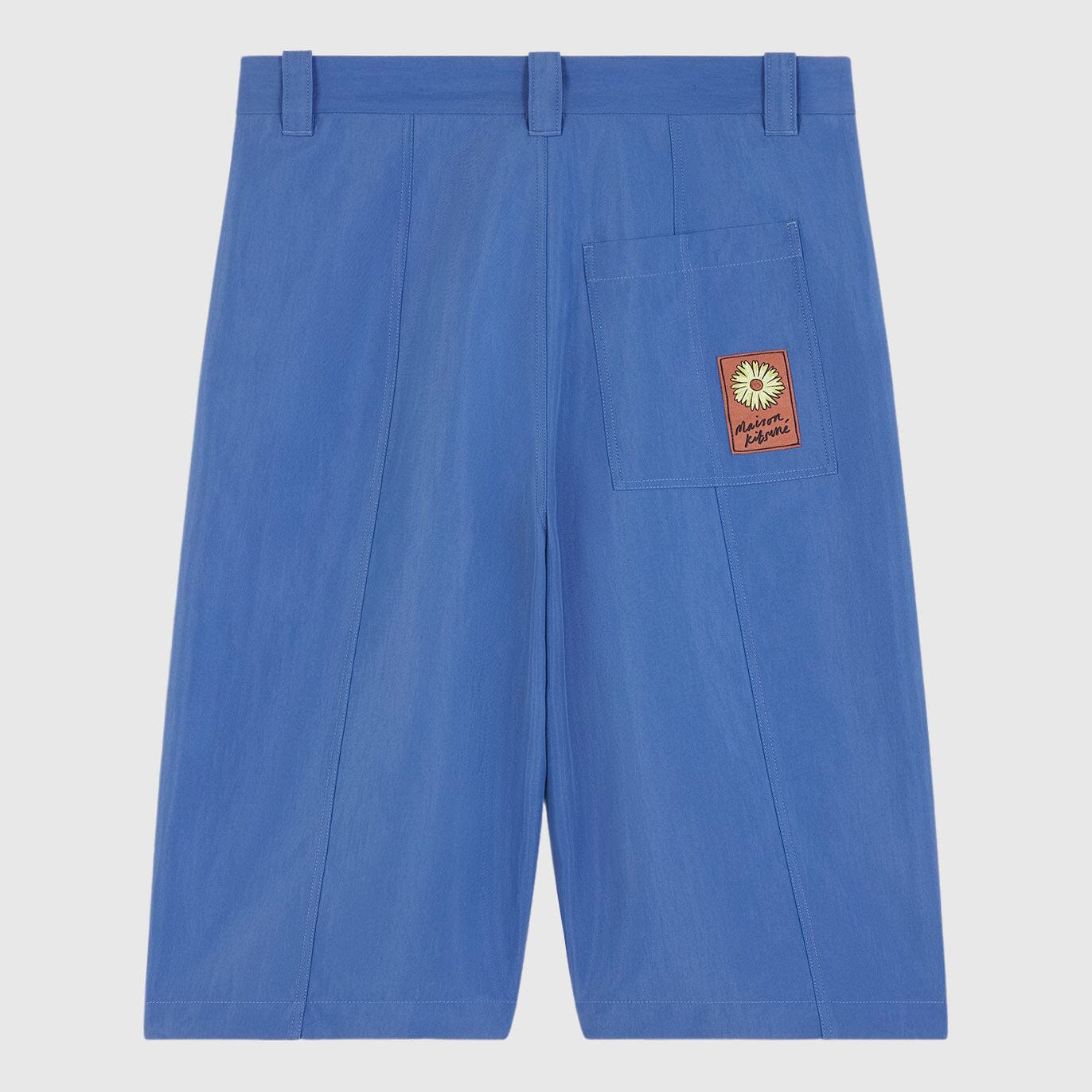 Maison Kitsuné Topstitch Bermuda Shorts - Storm Blue Shorts Maison Kitsuné 