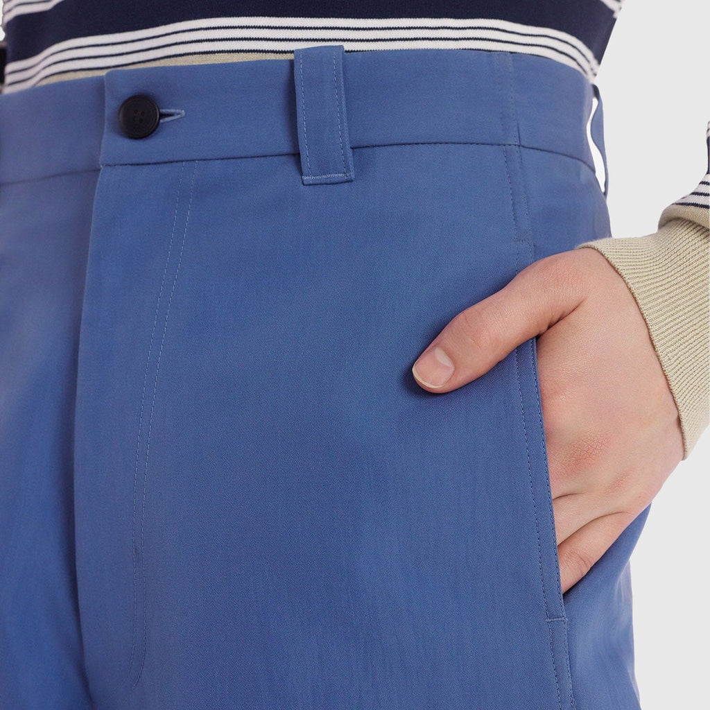 Maison Kitsuné Topstitch Bermuda Shorts - Storm Blue Shorts Maison Kitsuné 