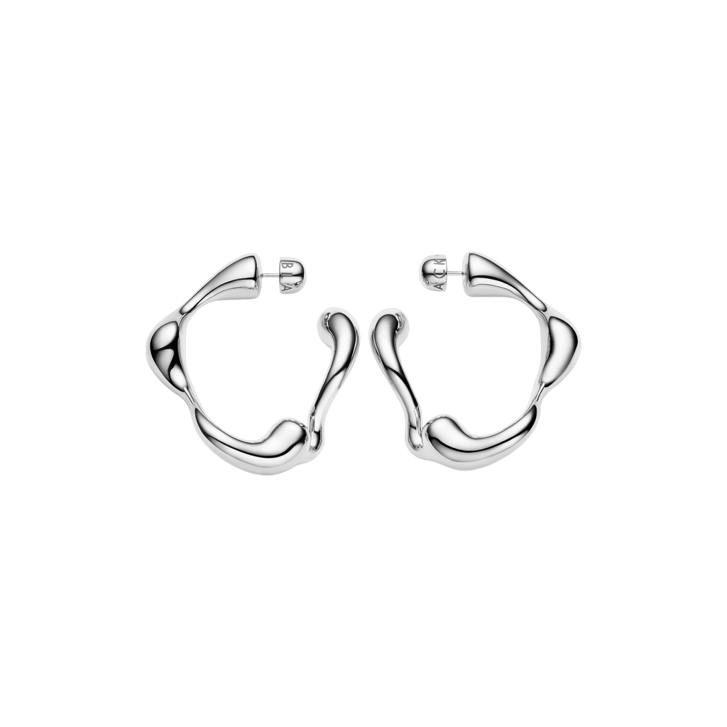 Maria Black Anil Hoop Large - Silver Jewellery Dapper 