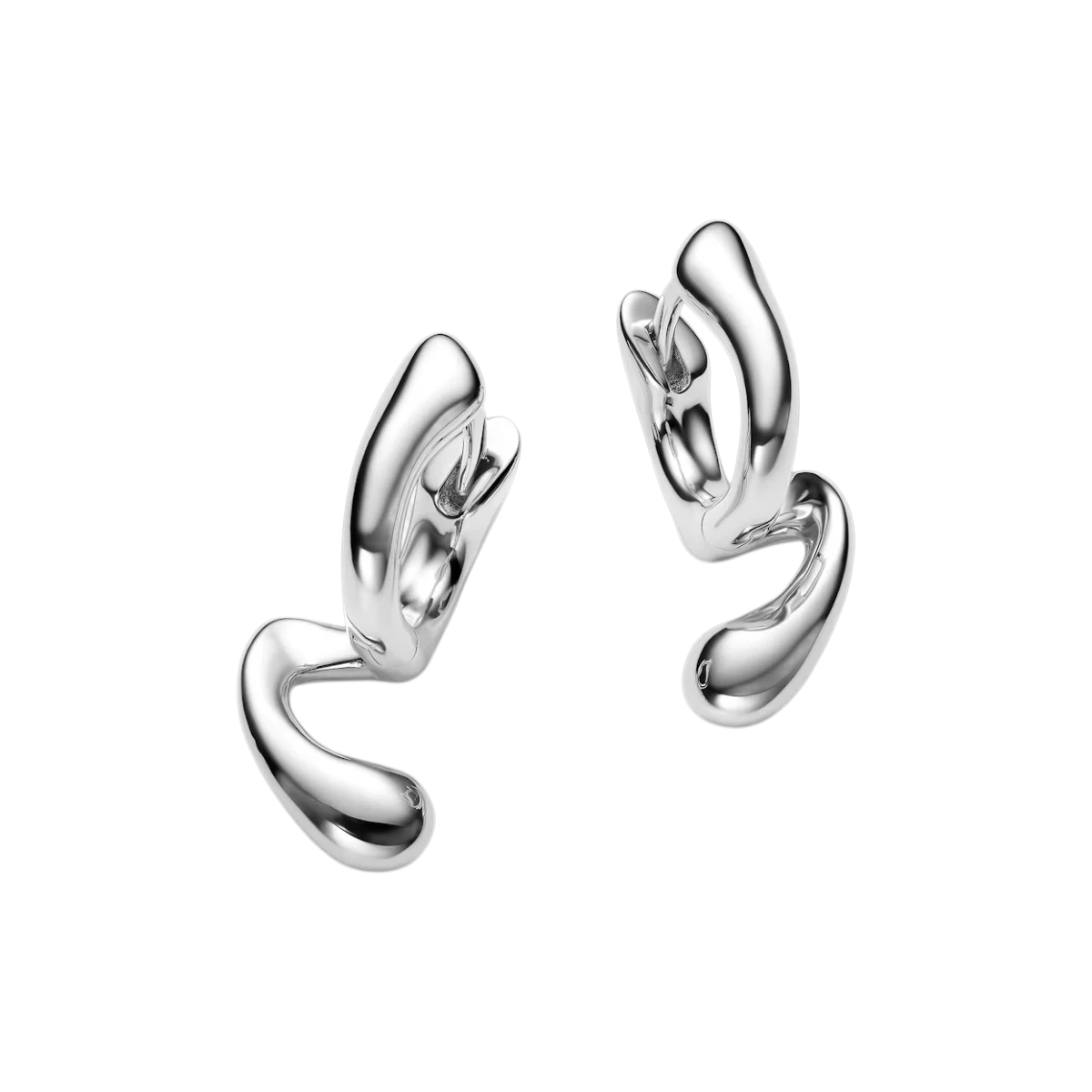 Maria Black- Coil Huggie Pair - Silver Maria Black 