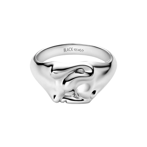 Maria Black - Rabbit Mini Signet Ring - Silver Maria Black 