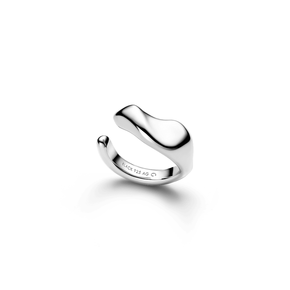 Maria Black Saddle Ear Cuff- Silver Jewellery Dapper 