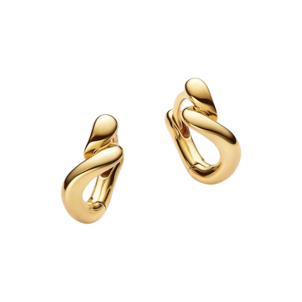 Maria Black - Whirl Huggie Pair - Gold Maria Black 