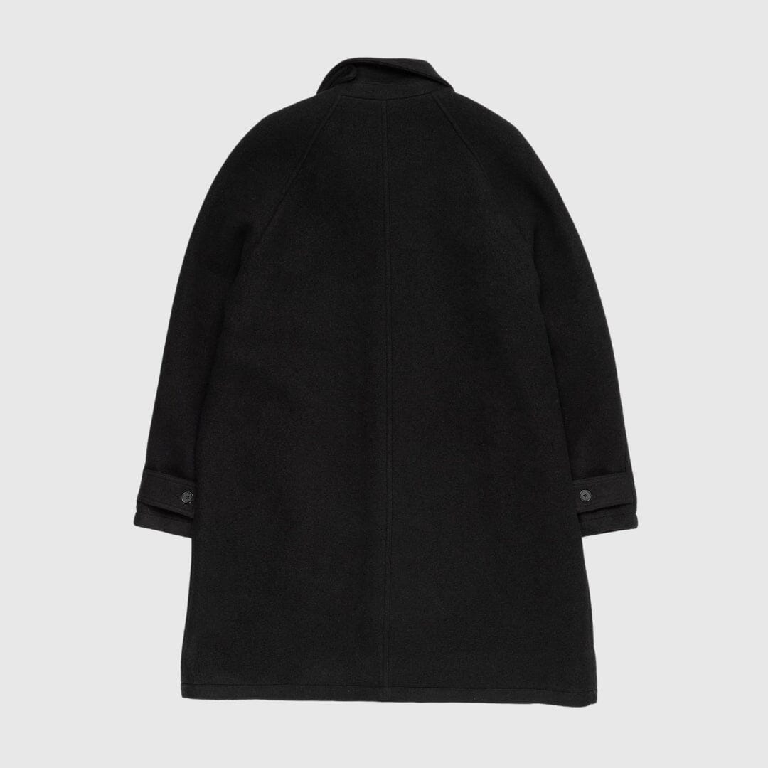 mfpen Accession Coat - Black Recycled Wool Coat mfpen 