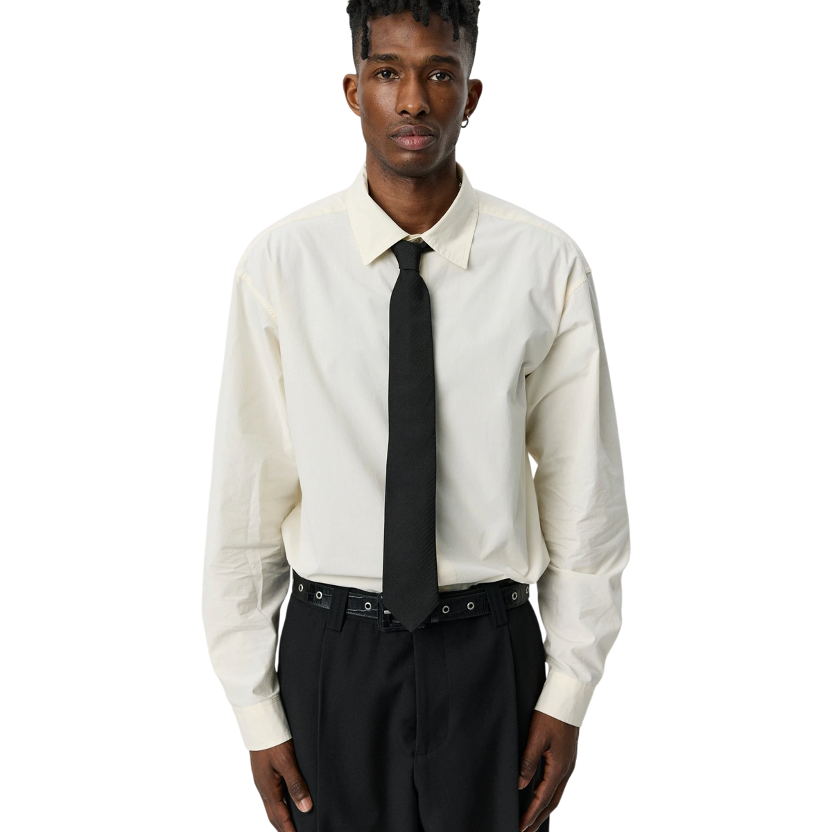 Mfpen - Banquet Tie - Black Herringbone Slips mfpen 