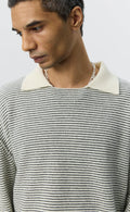 Mfpen - Charming Sweater - Marina Stripe Genser mfpen 