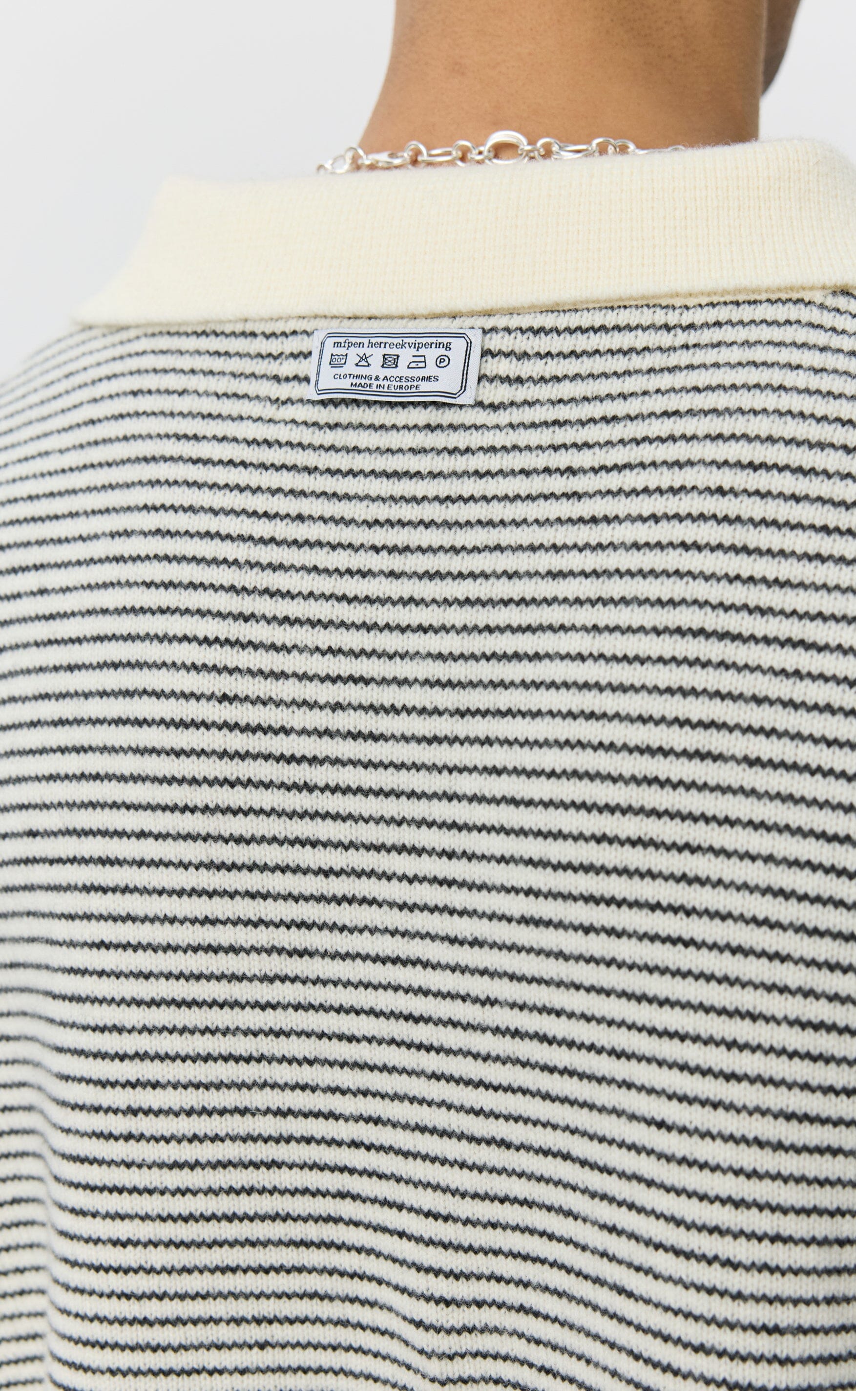 Mfpen - Charming Sweater - Marina Stripe Genser mfpen 