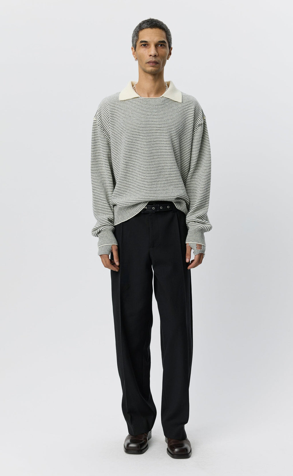Mfpen - Charming Sweater - Marina Stripe Genser mfpen 