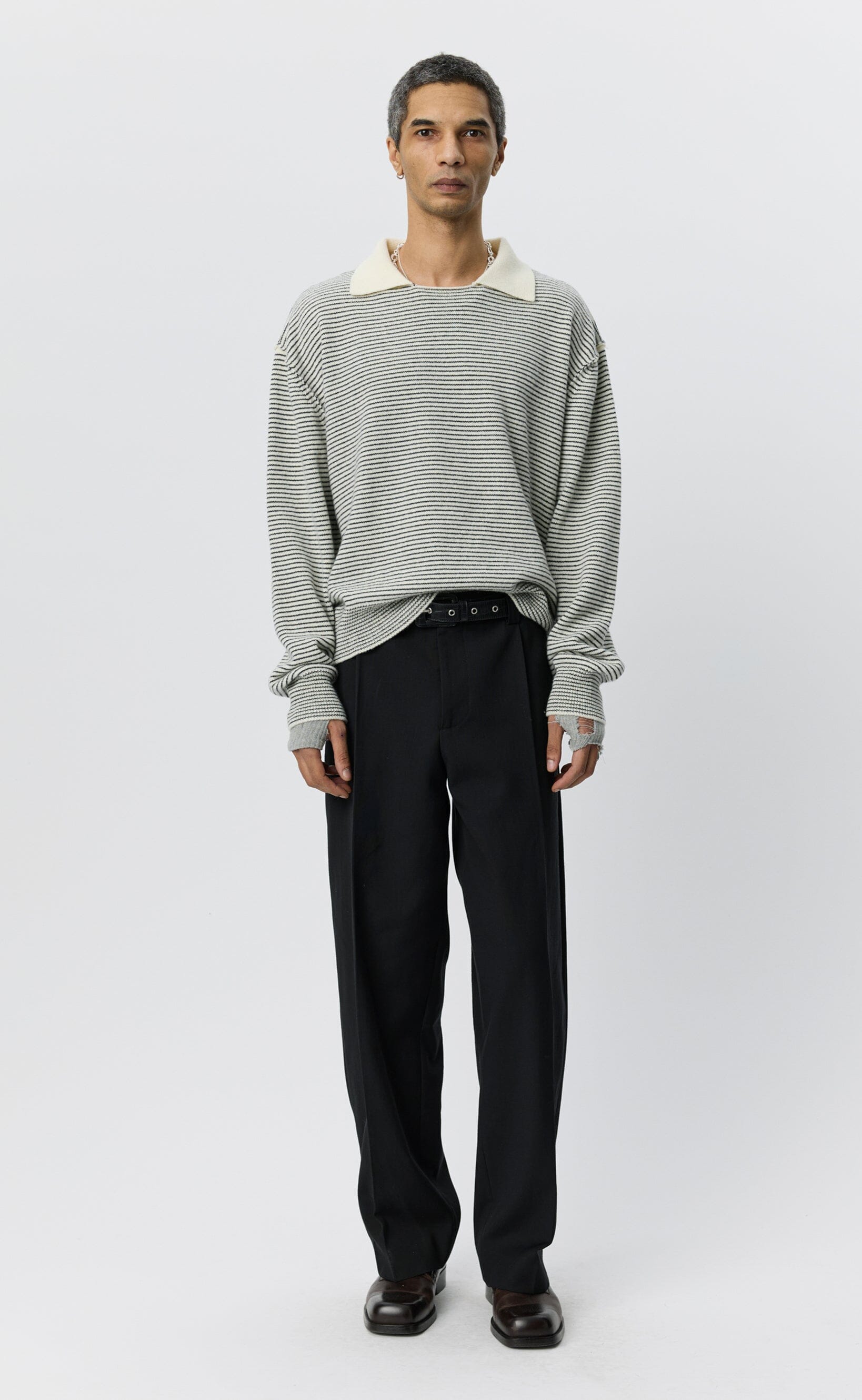 Mfpen - Charming Sweater - Marina Stripe Genser mfpen 