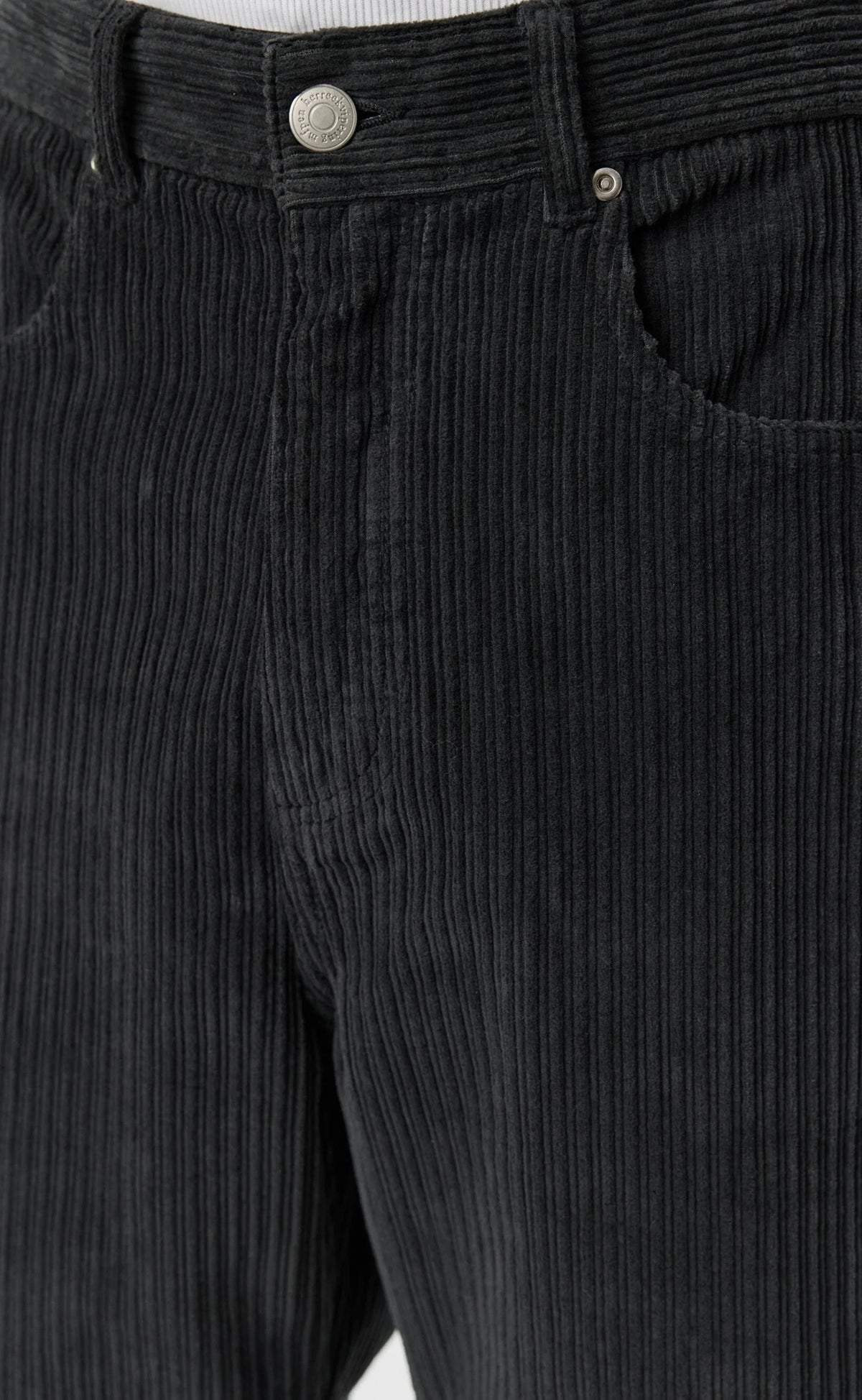 Mfpen - Cord Trousers - Anthracite Multi Wale Bukse mfpen 