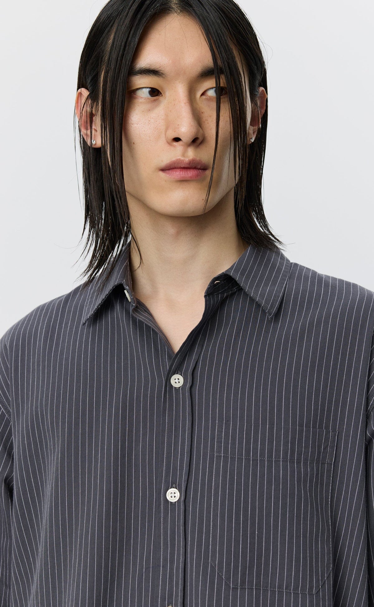 Mfpen - Distant Shirt - Blush Stripe Skjorte mfpen 