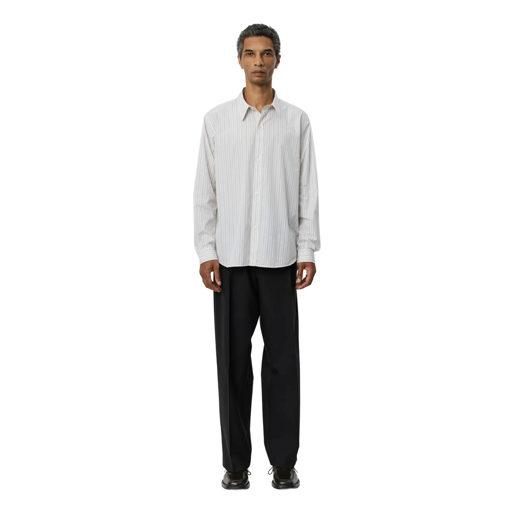 mfpen Evening Shirt - Off White Business Stripe Shirt mfpen 