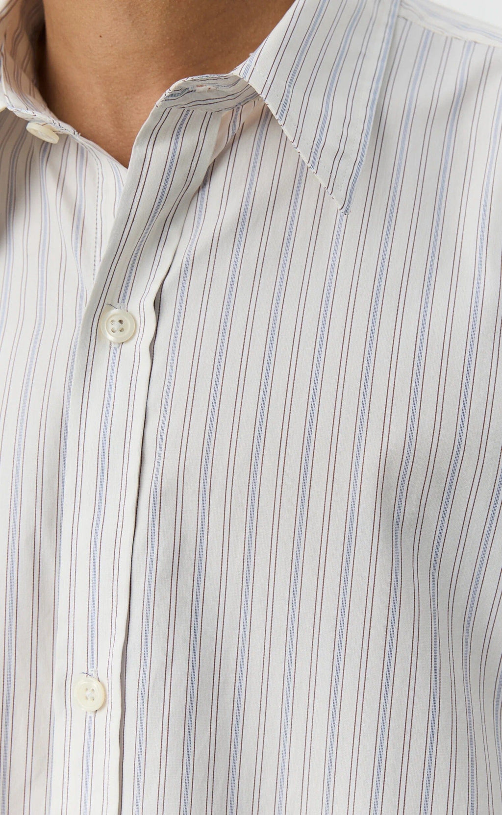 mfpen Evening Shirt - Off White Business Stripe Shirt mfpen 