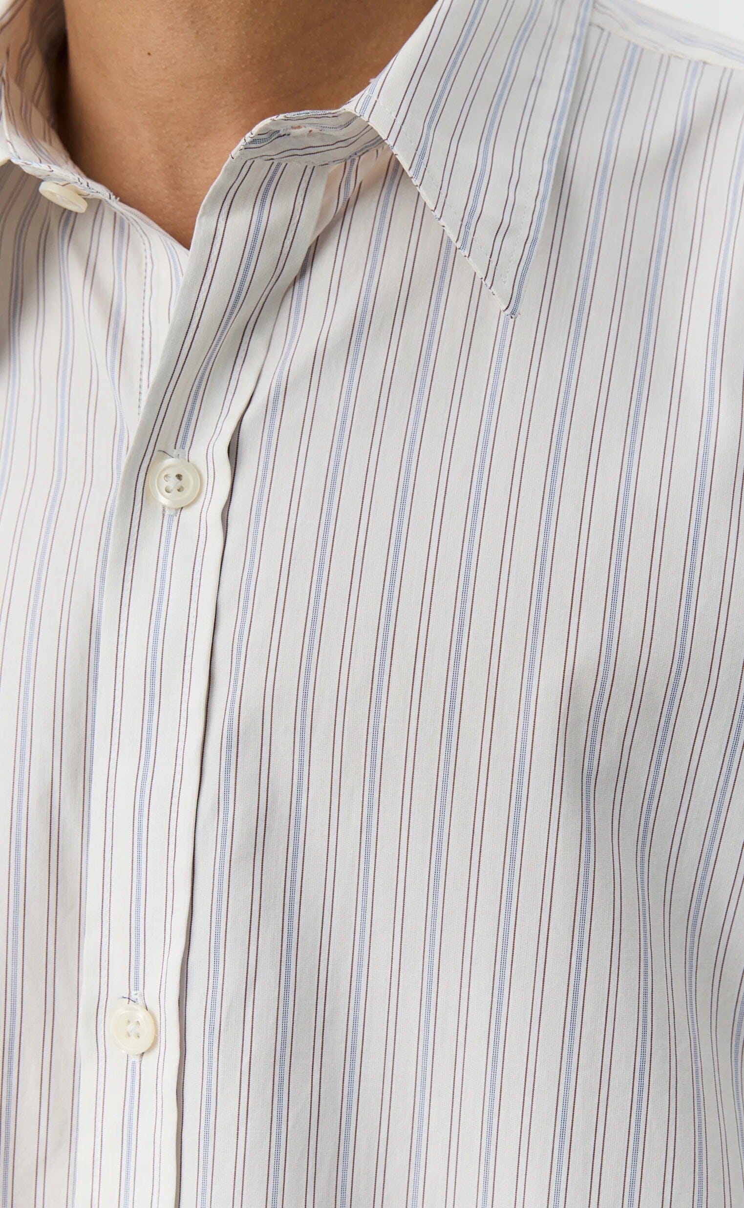 mfpen Evening Shirt - Off White Business Stripe Shirt mfpen 