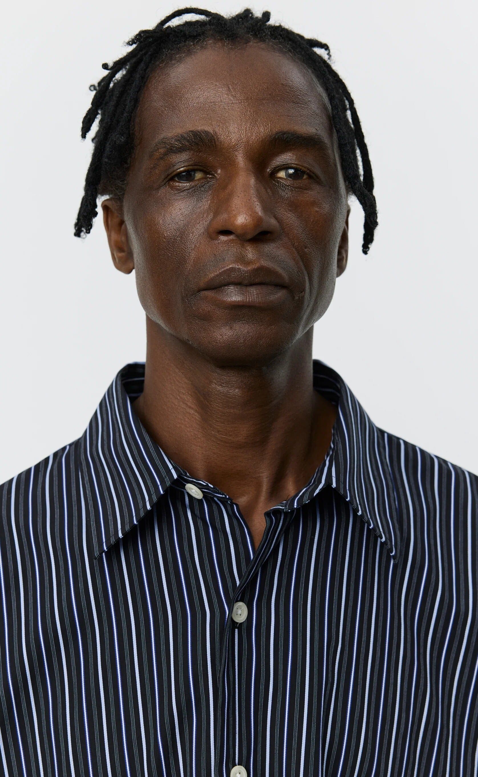 mfpen Exact Shirt - Black Office Stripe Shirt mfpen 