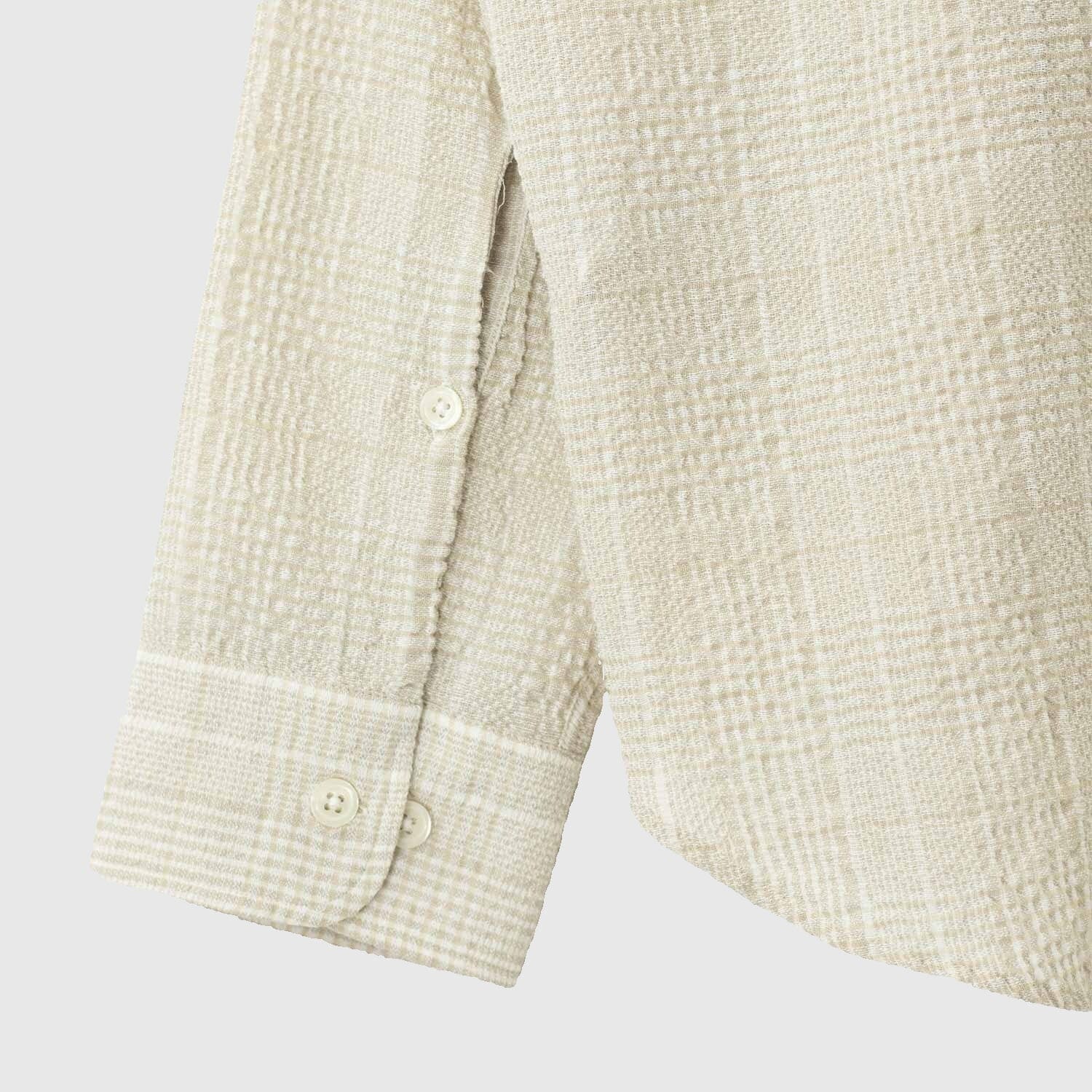 mfpen Exact Shirt - Dusty Seersucker Check Shirt mfpen 