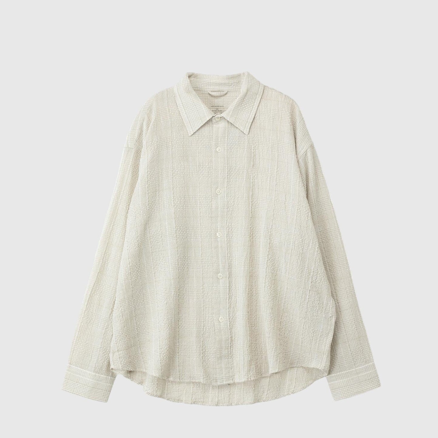 mfpen Exact Shirt - Dusty Seersucker Check Shirt mfpen 