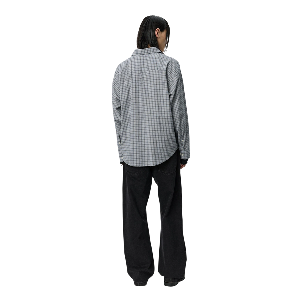 Mfpen - Exact Shirt - Light Grey Plaid Skjorte mfpen 