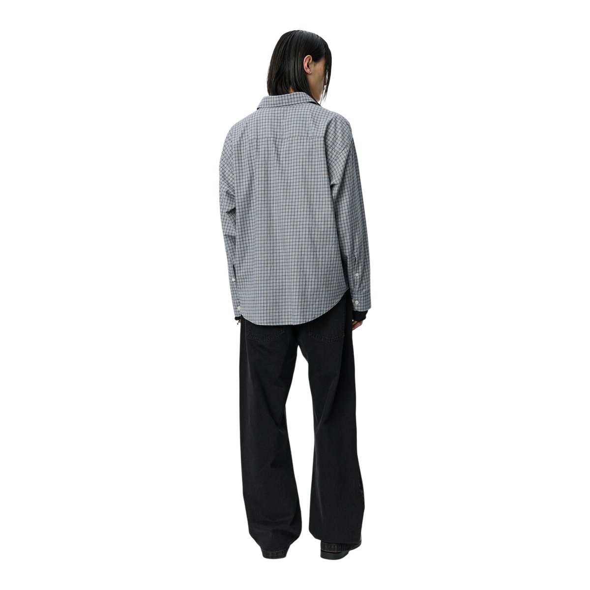 Mfpen - Exact Shirt - Light Grey Plaid Skjorte mfpen 