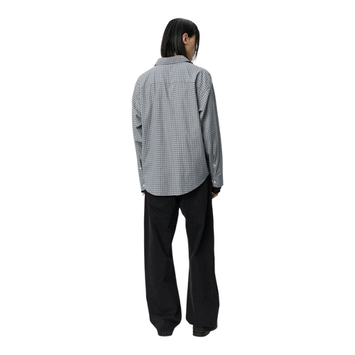 Mfpen - Exact Shirt - Light Grey Plaid Skjorte mfpen 