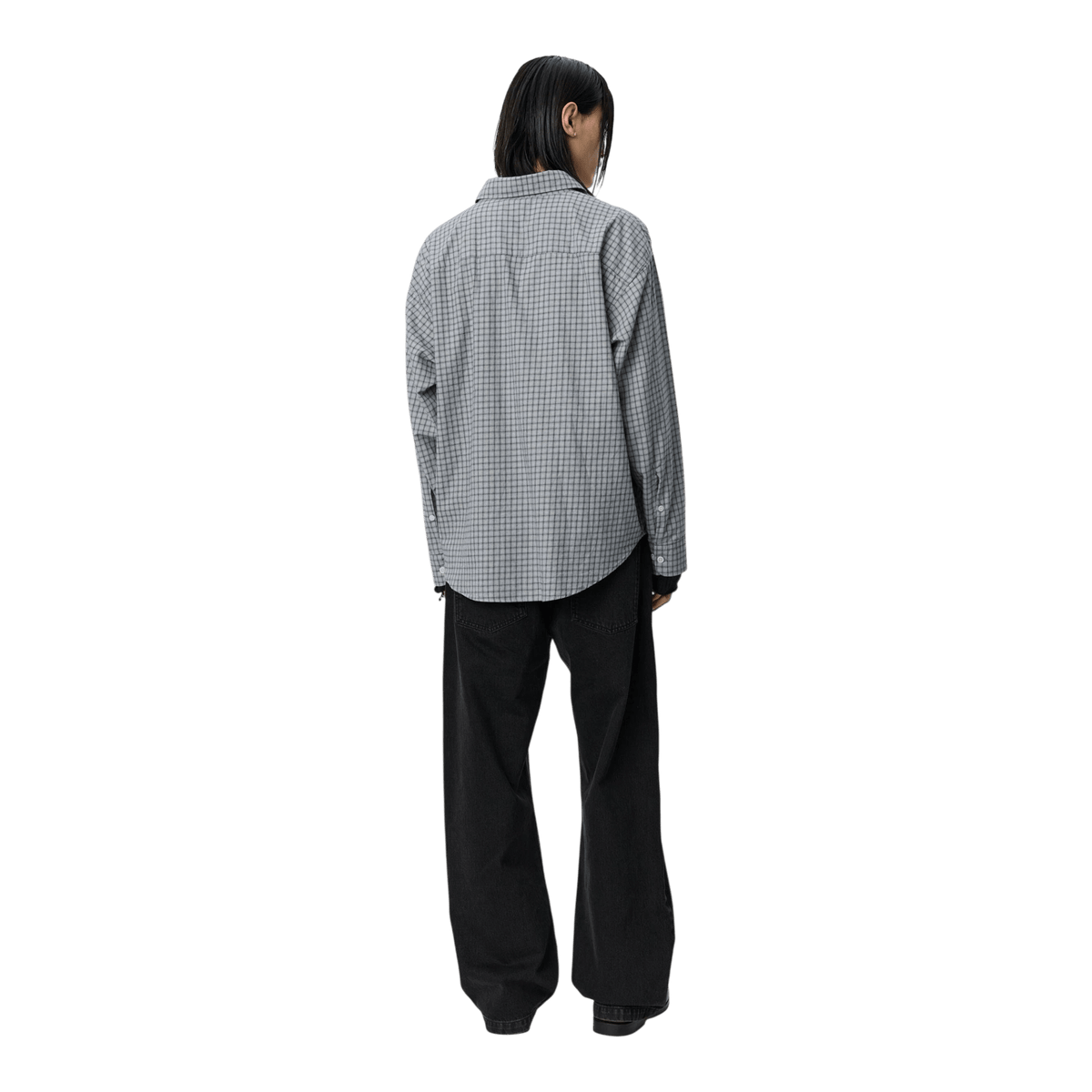 Mfpen - Exact Shirt - Light Grey Plaid Skjorte mfpen 